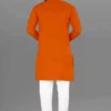 s-orange-khrisha-enterprise-original-imaggas8gzzghhmd Men Cotton Blend Kurta Pyjama Set